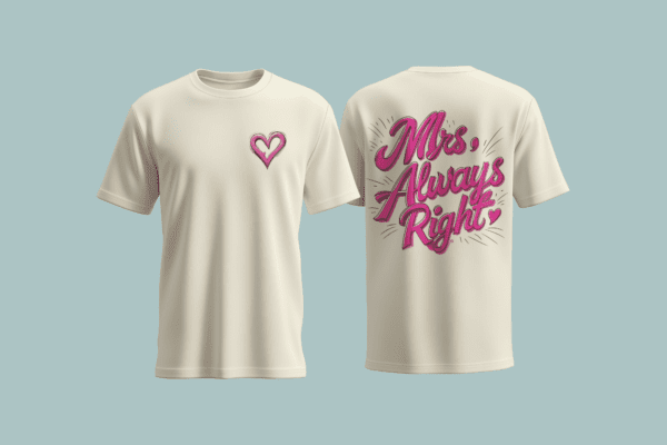 Matching Valentine's Day T-Shirt Print Designs